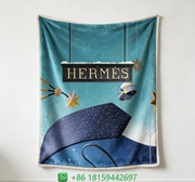 Hermes Throw Blankets